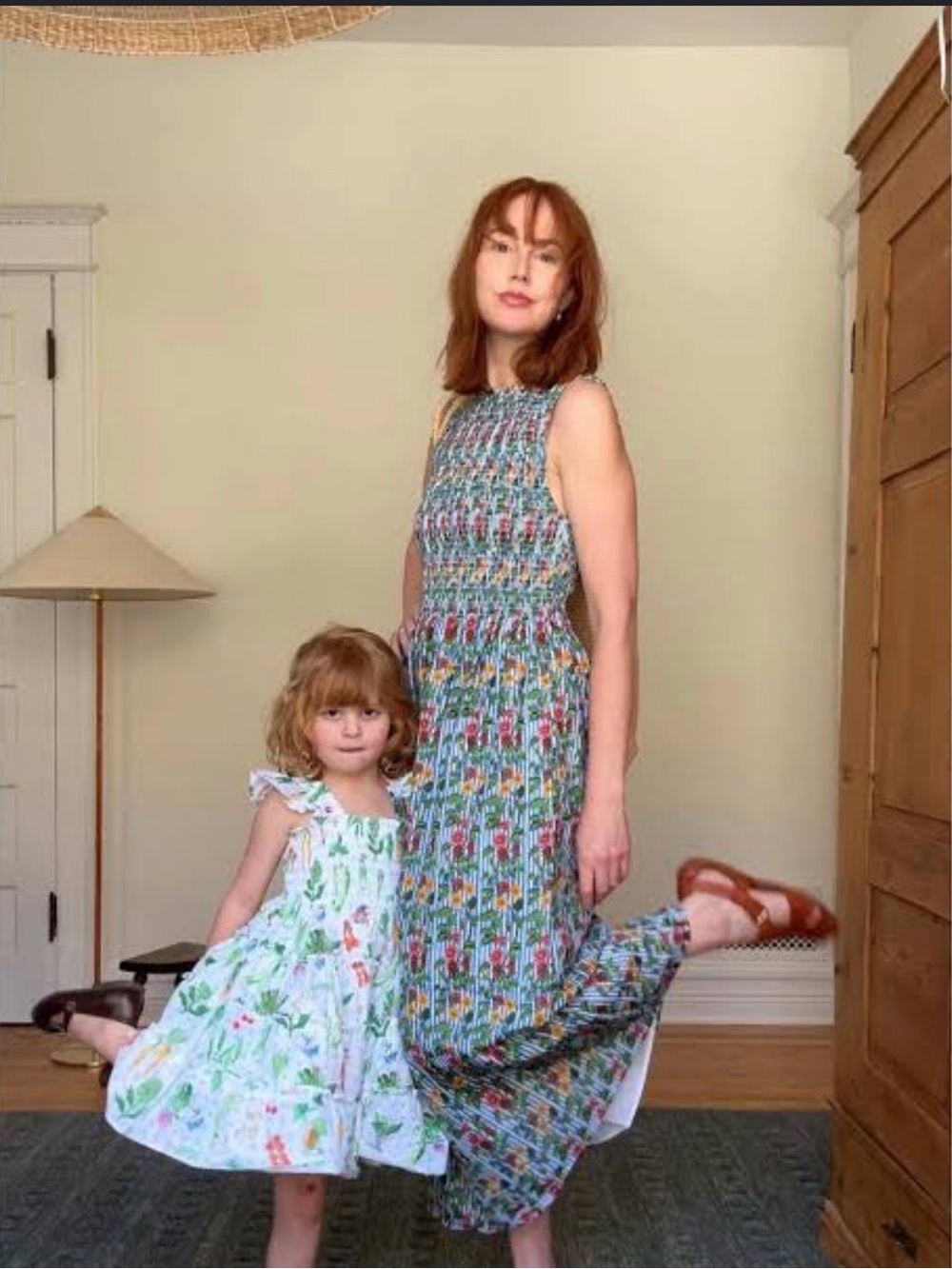 Hill House Geranium Stripe Cosima Maxi